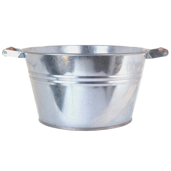 Patioplus 13.5in. x 8in. Galvanized Tub With Handles PA338029